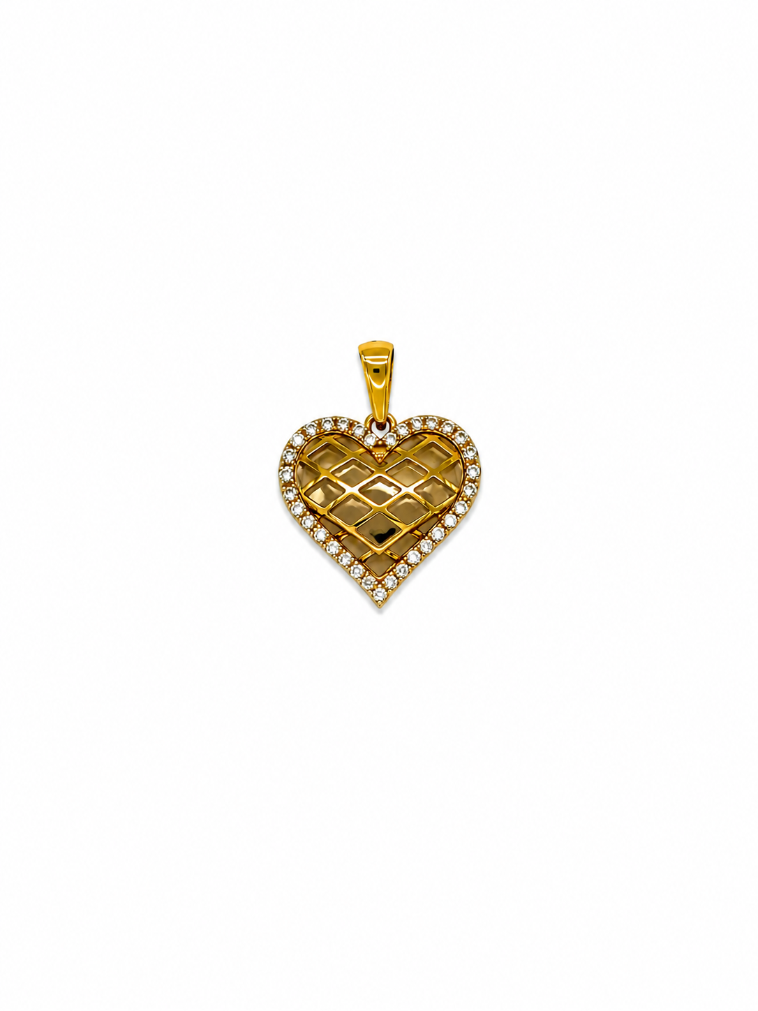 Pendentif coeur en or 18k/750