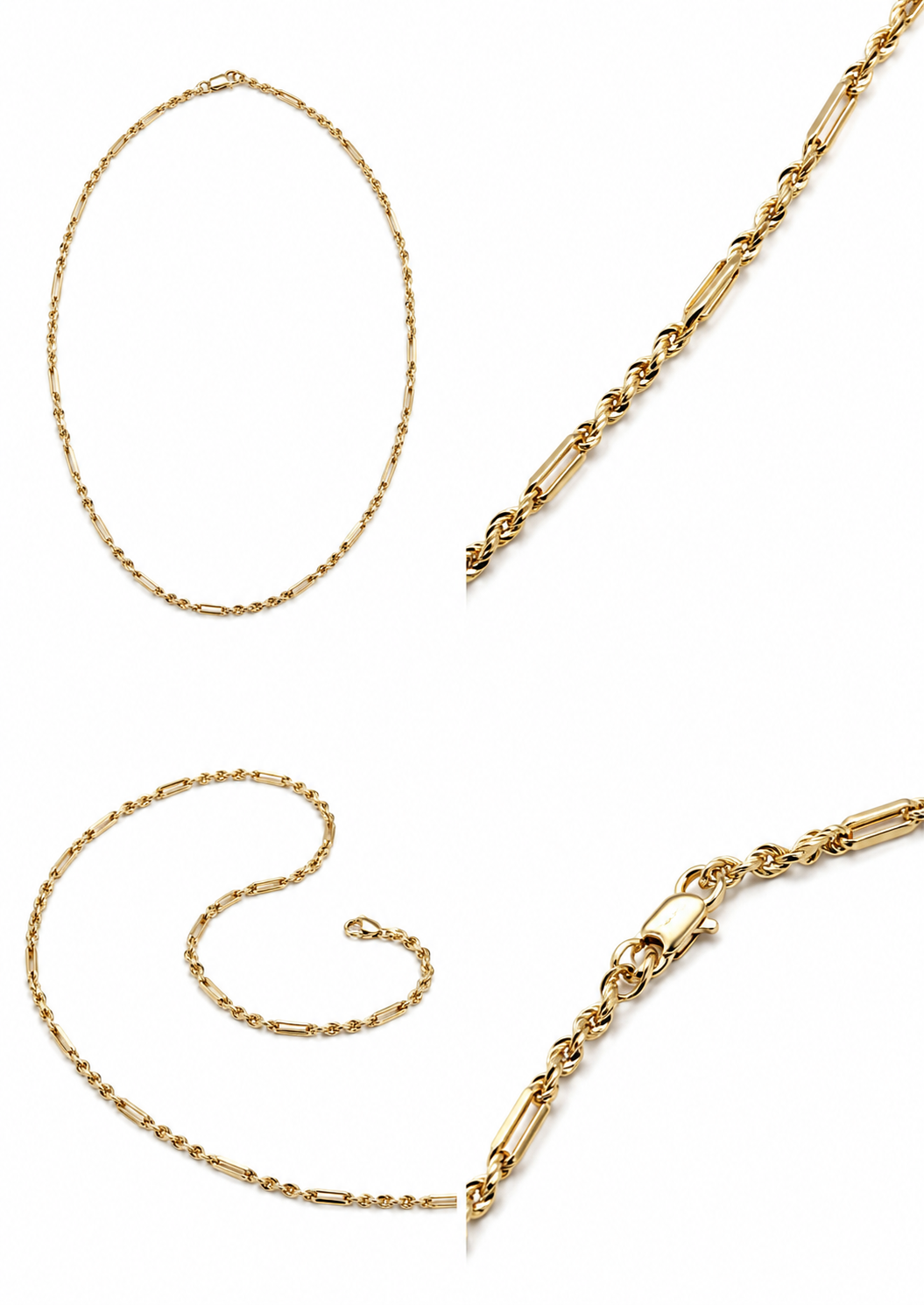 Yellow gold chain, 12.34 g