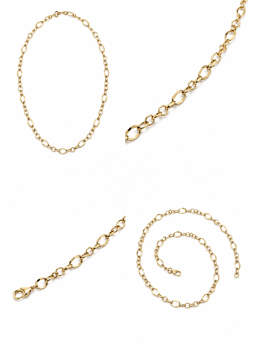 Geelgouden ketting 5,47 g