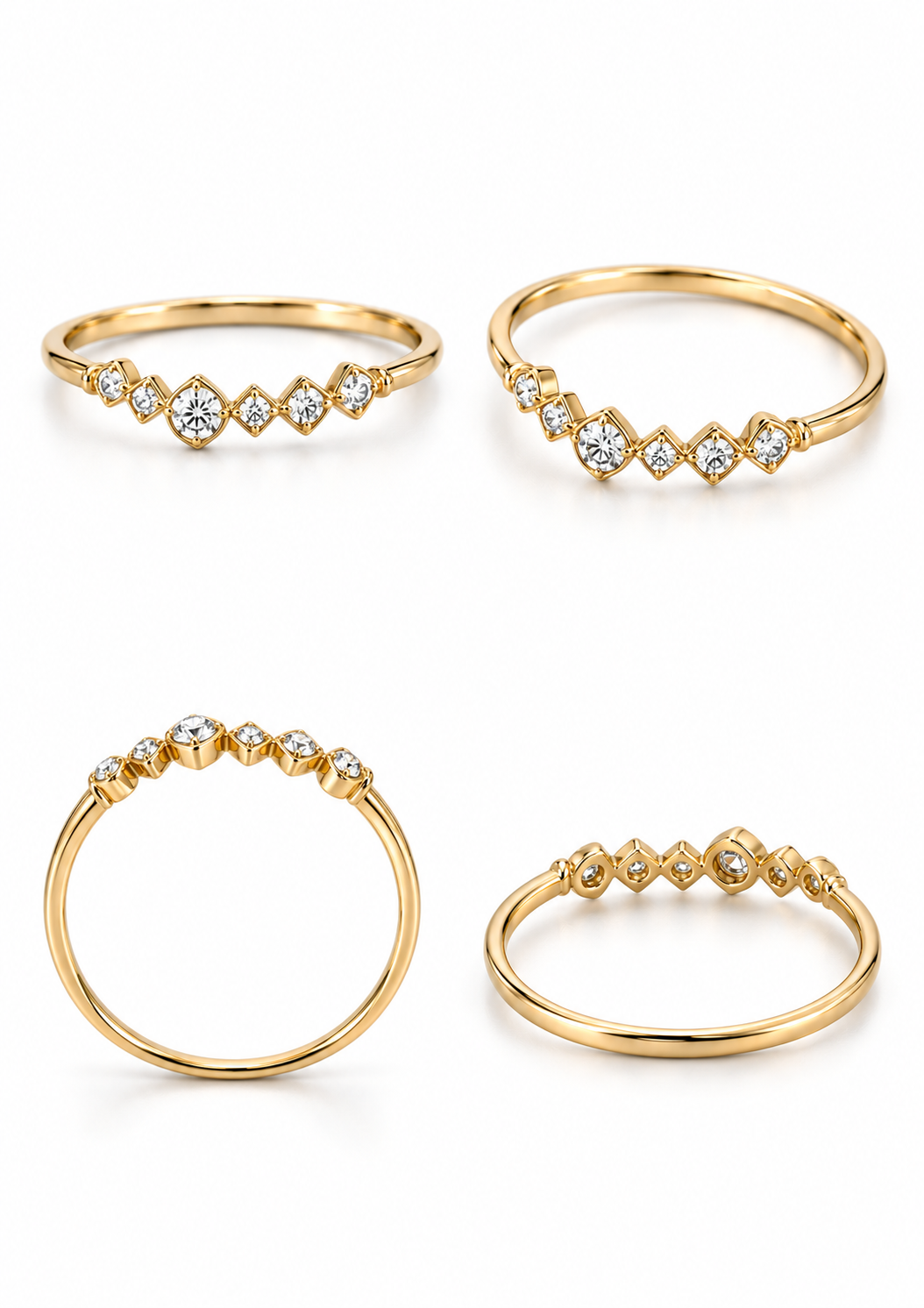 Bague Asymétrique