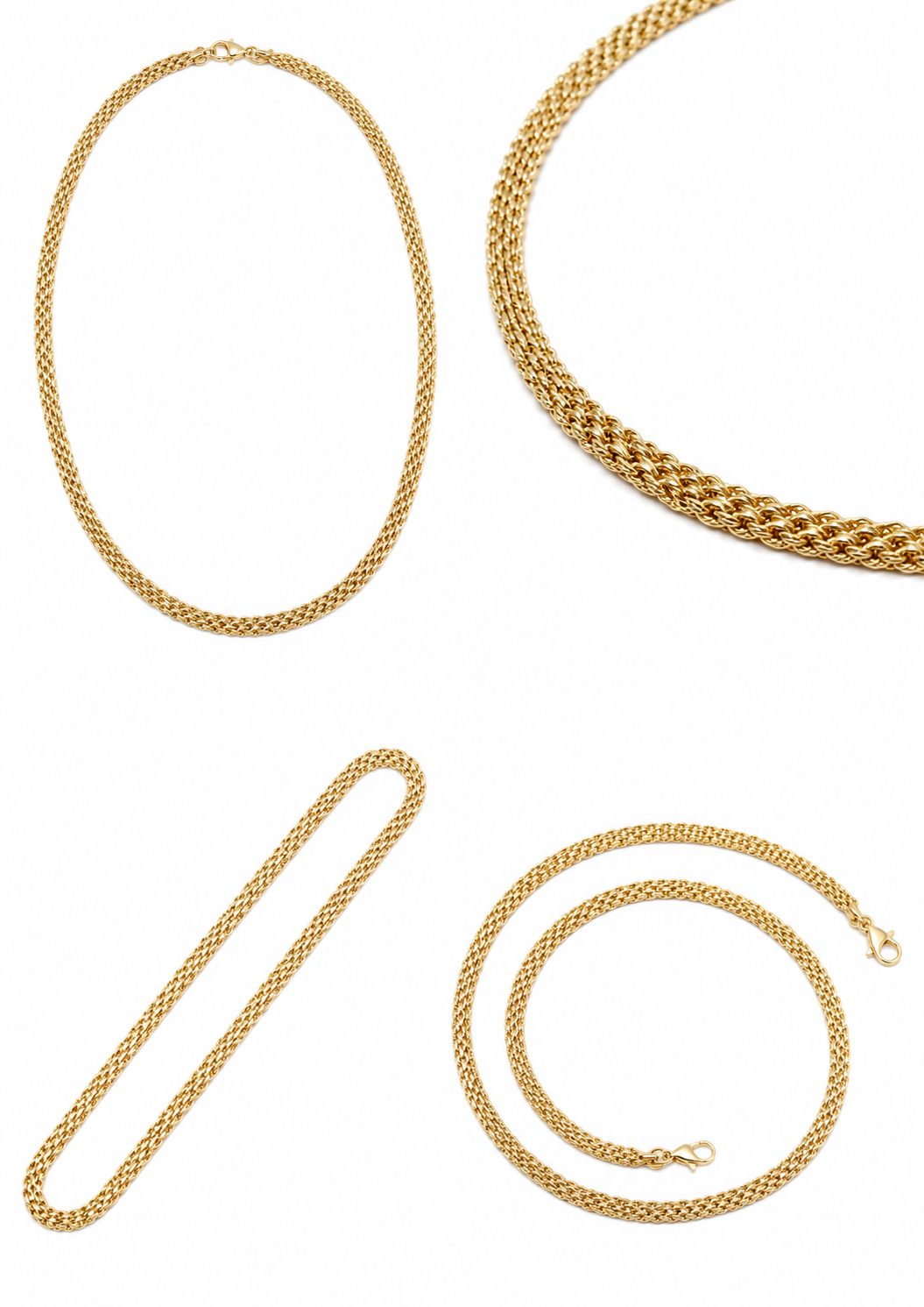 Collier en or jaune, 18 carats/750