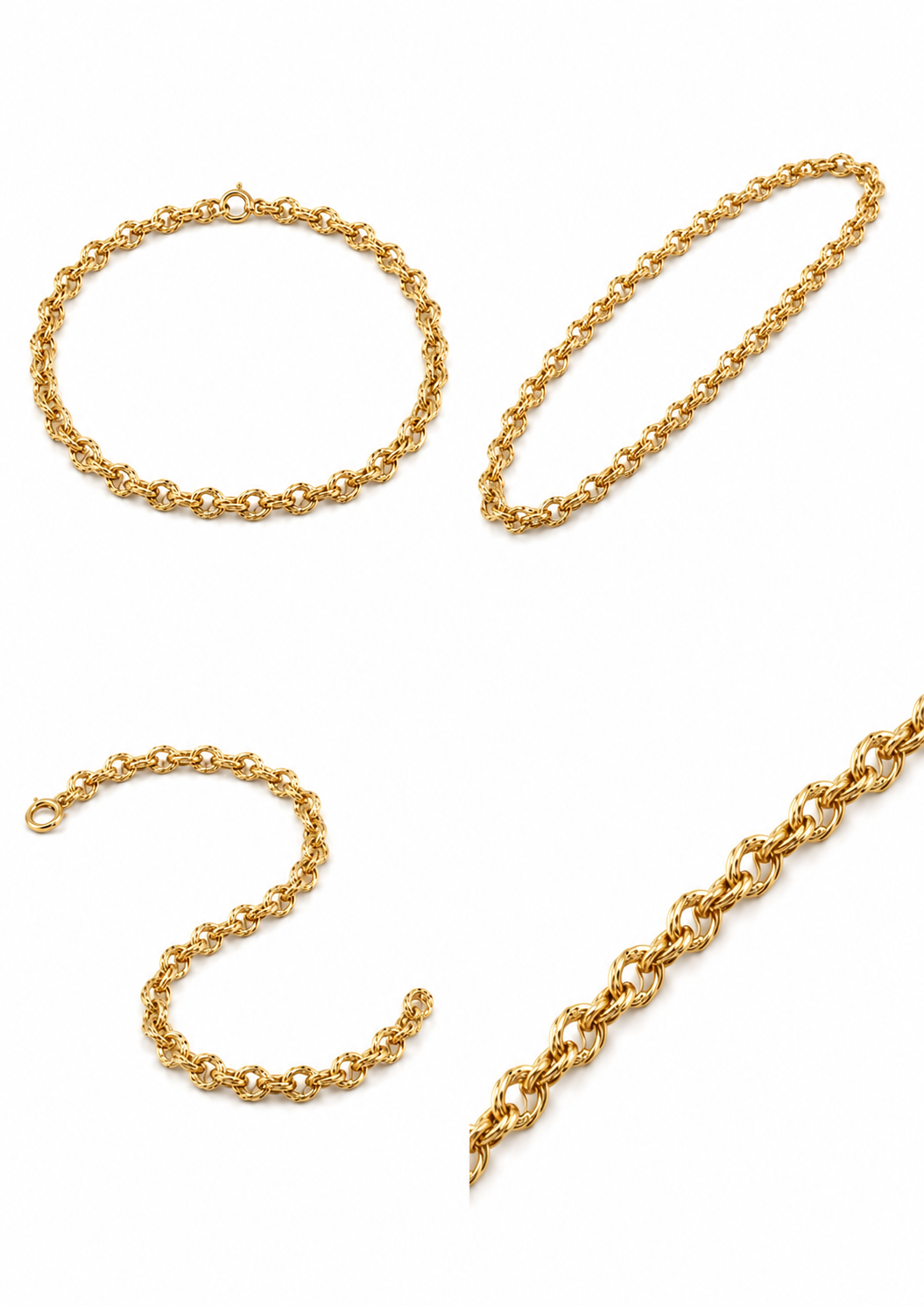Bracelet in 18k/750 yellow gold, 4.72g