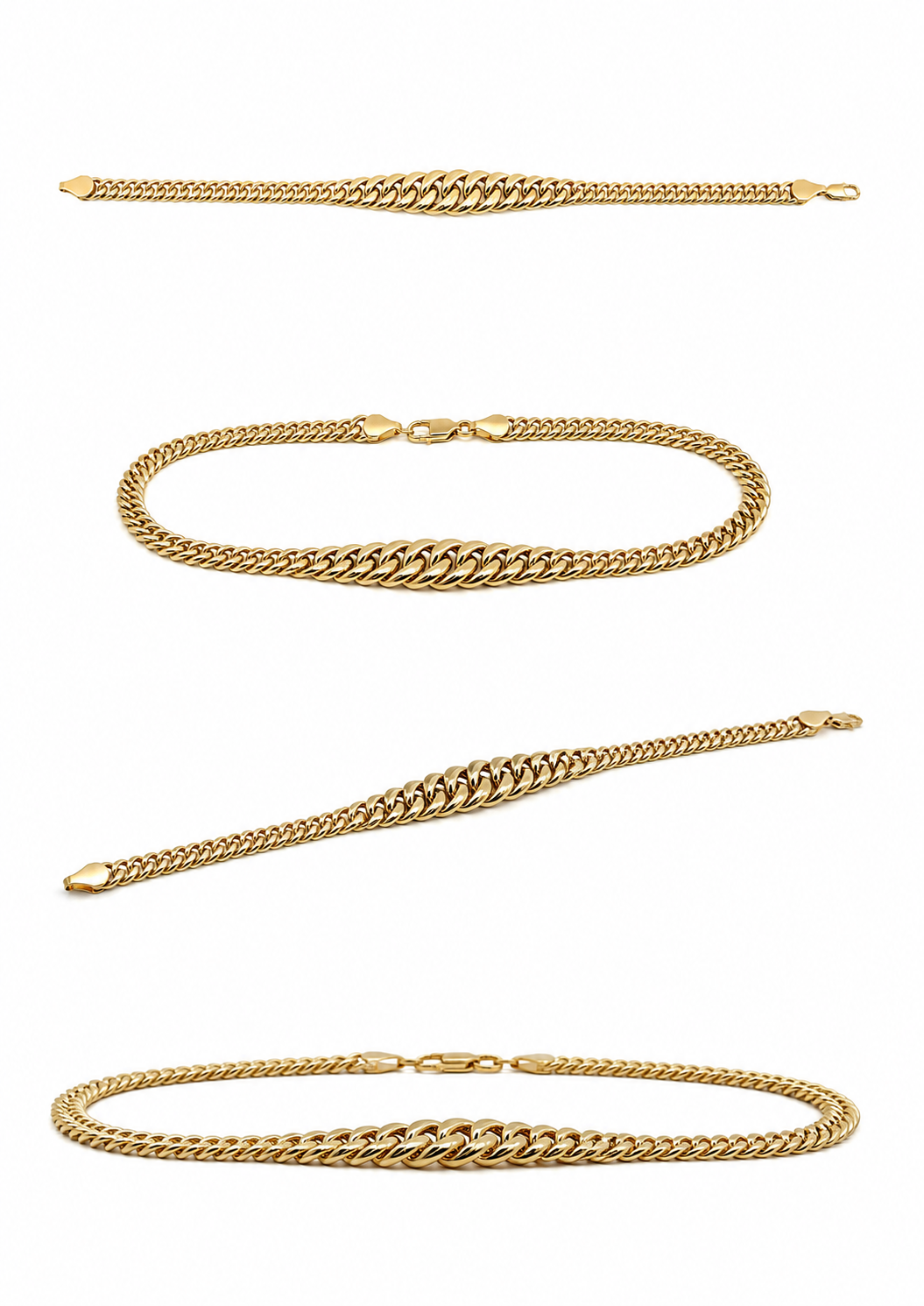 Yellow gold bracelet 8.88g