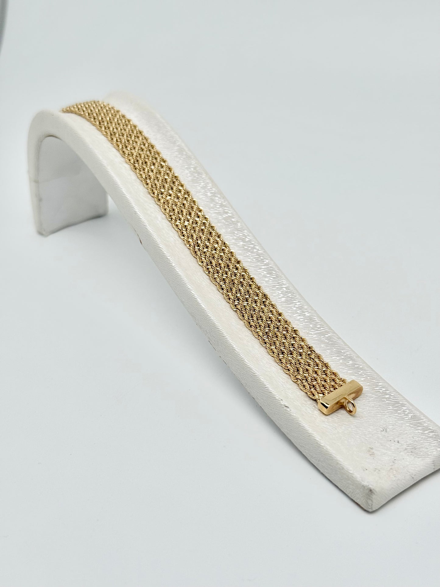 Bracelet in 18-carat/750 yellow gold, 8.12