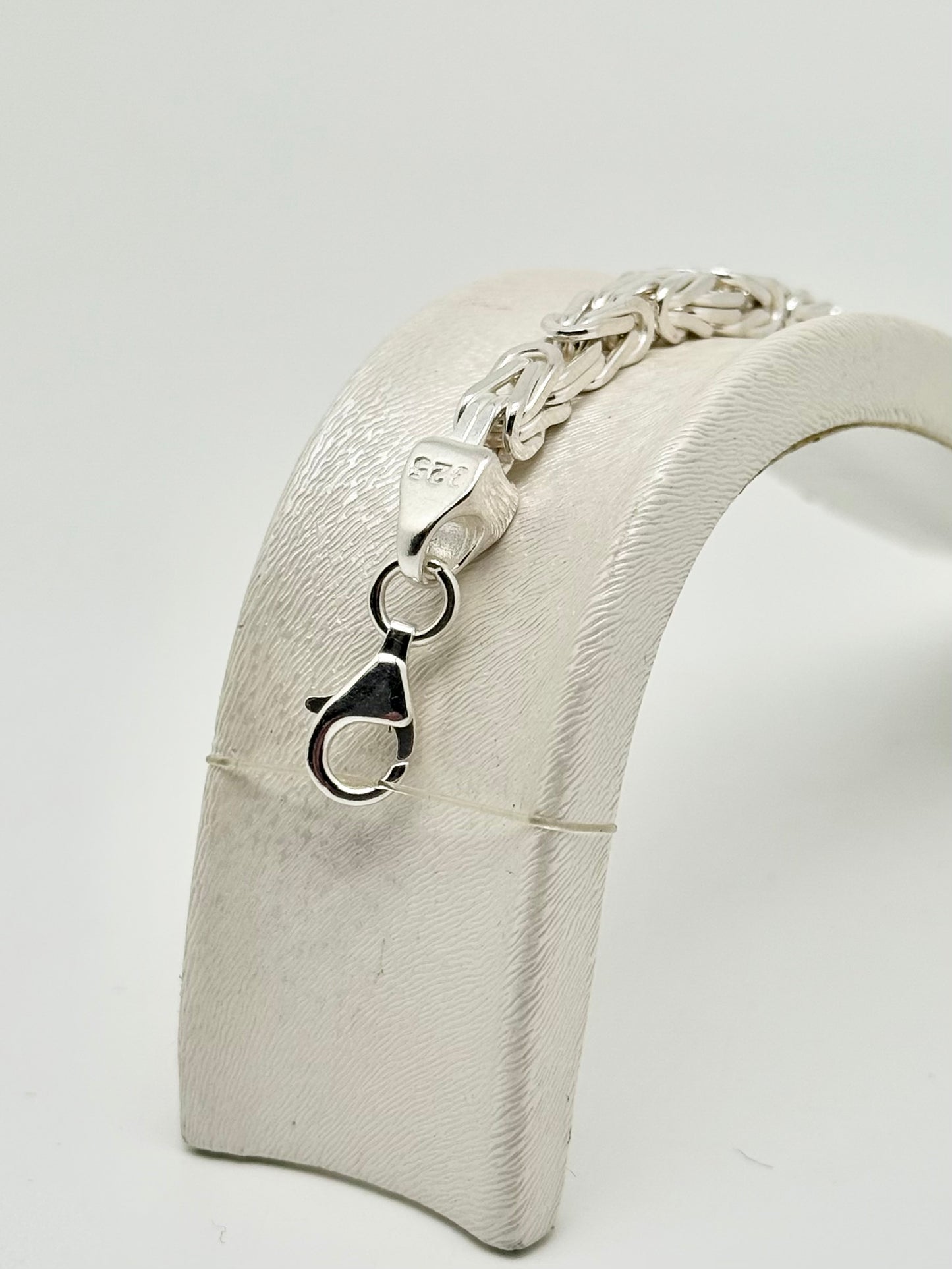 925 zilveren koninklijke mesh armband