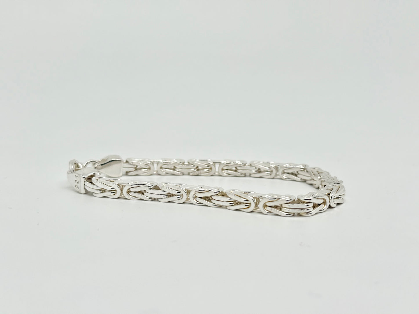925 zilveren koninklijke mesh armband
