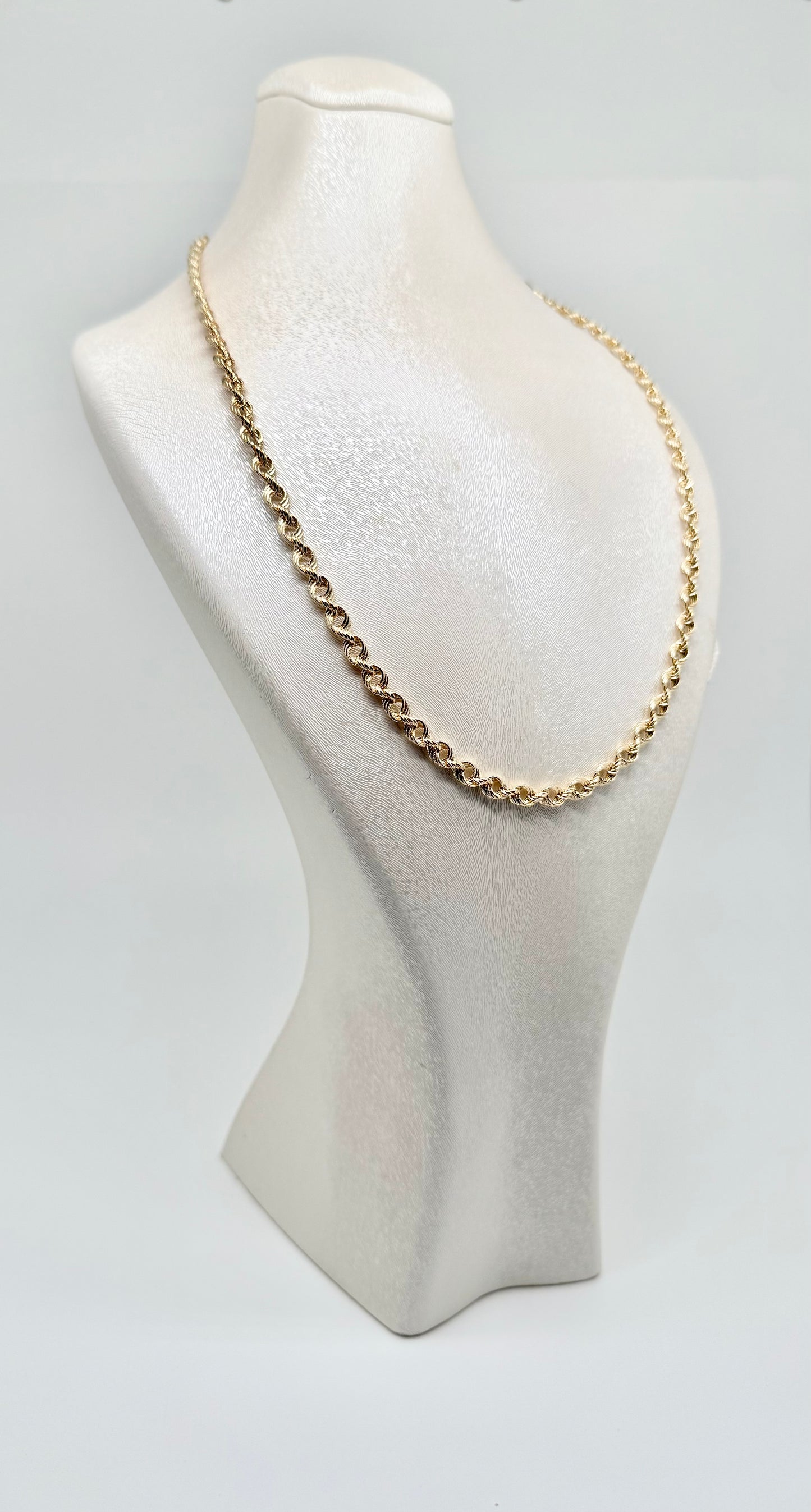 18k/750 yellow gold necklace, 11.69g