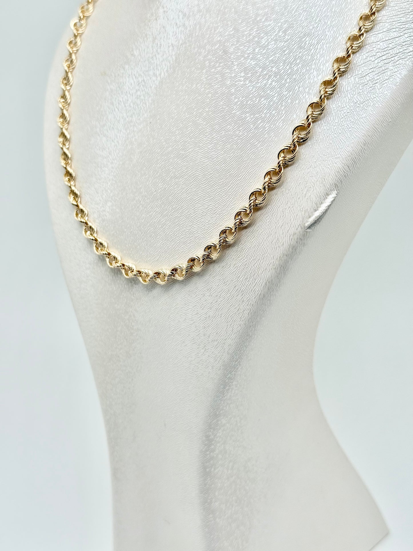 18k/750 yellow gold necklace, 11.69g