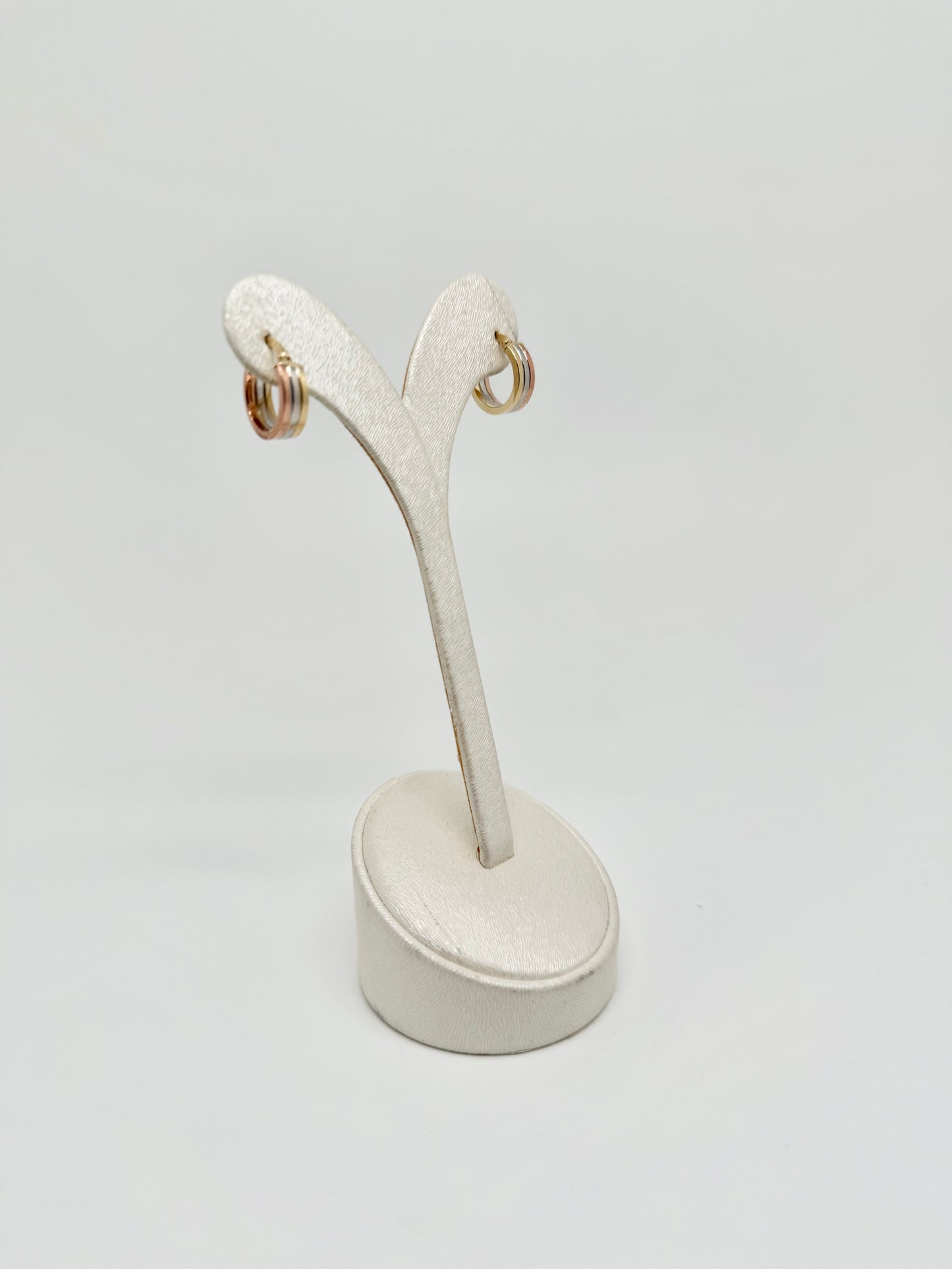 boucles d'oreilles tricolores