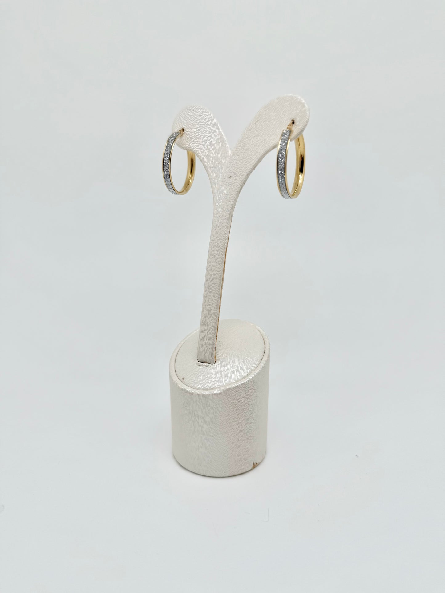 Boucles d'oreilles en or avec étincelles