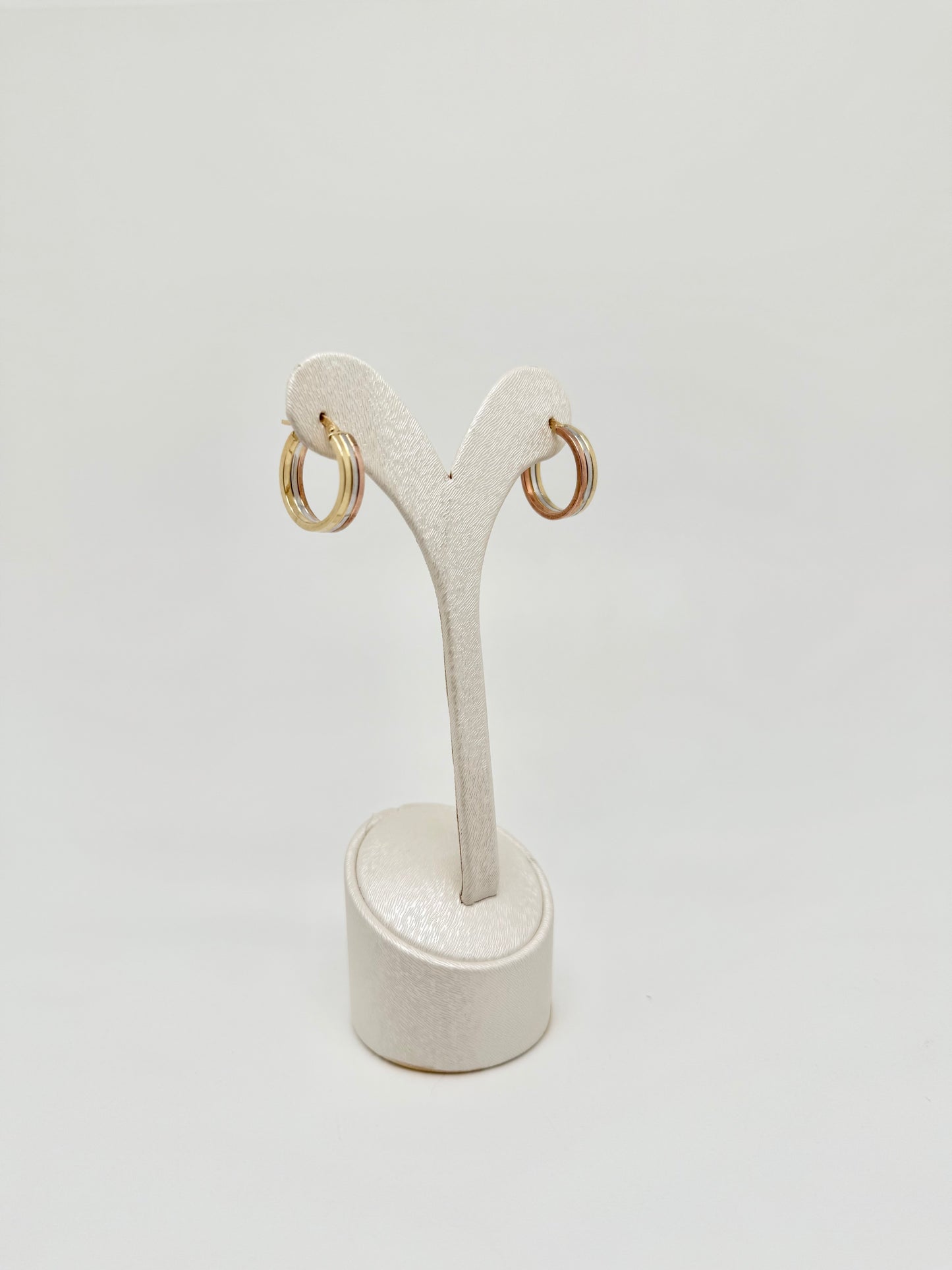 Tricolor earrings