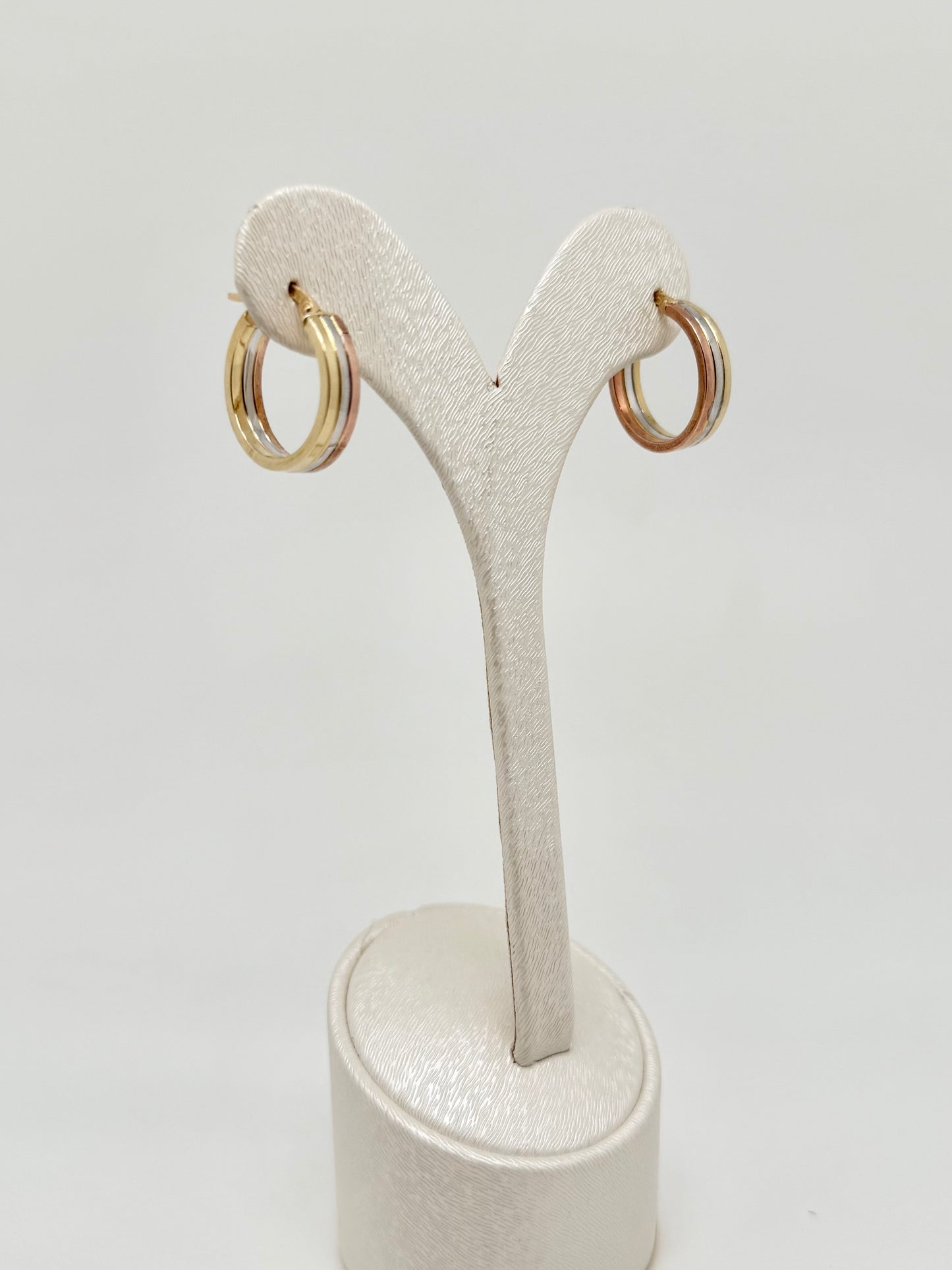 Tricolor earrings