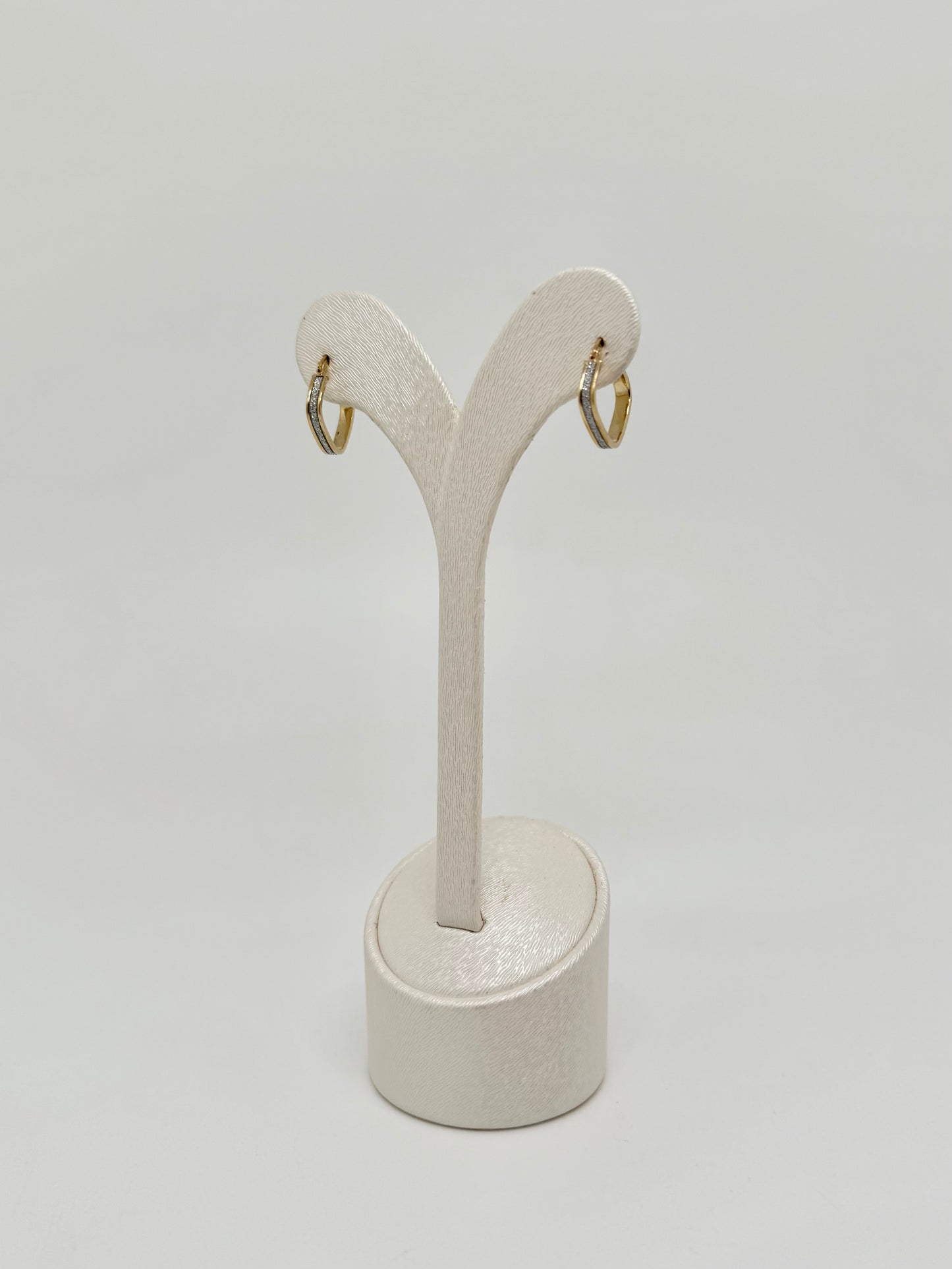 Boucles d'oreilles carrées avec strass