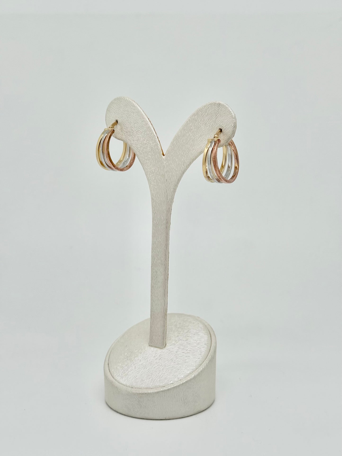 Boucles d'oreilles tricolores