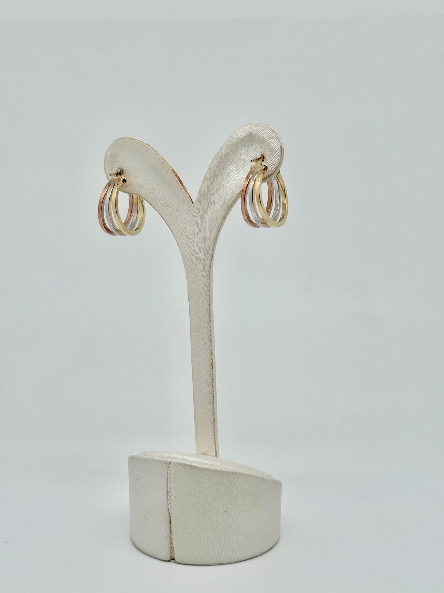 Boucles d'oreilles tricolores