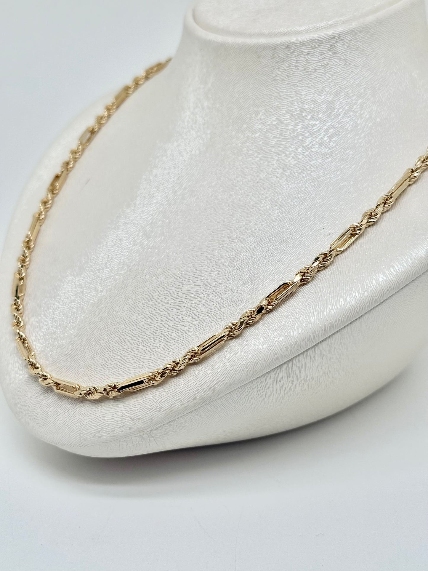 Yellow gold chain, 18 carats/750, g, 50 cm.