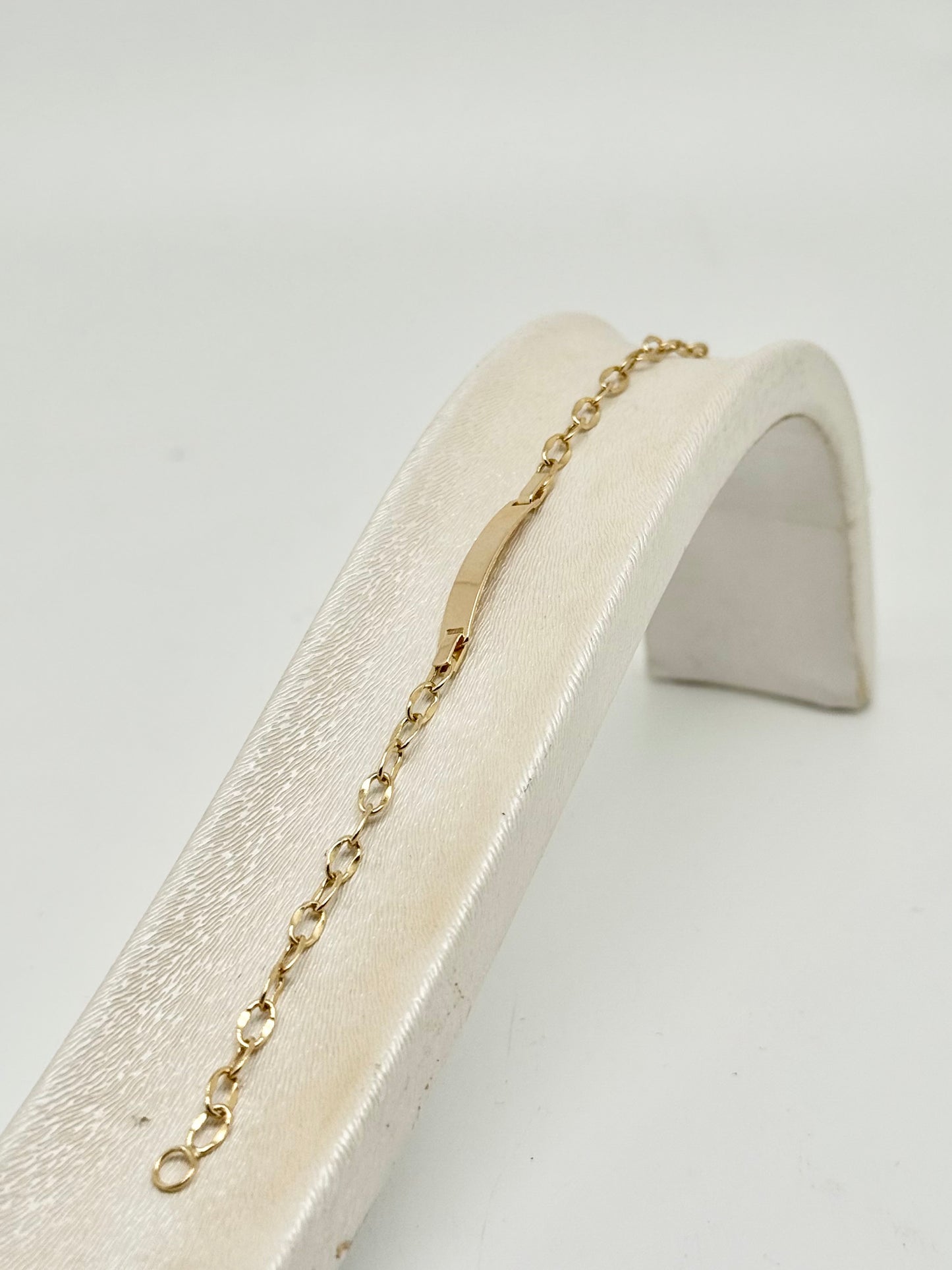 Babyarmband, inclusief gravure, 18k/750 goud, 1,47g