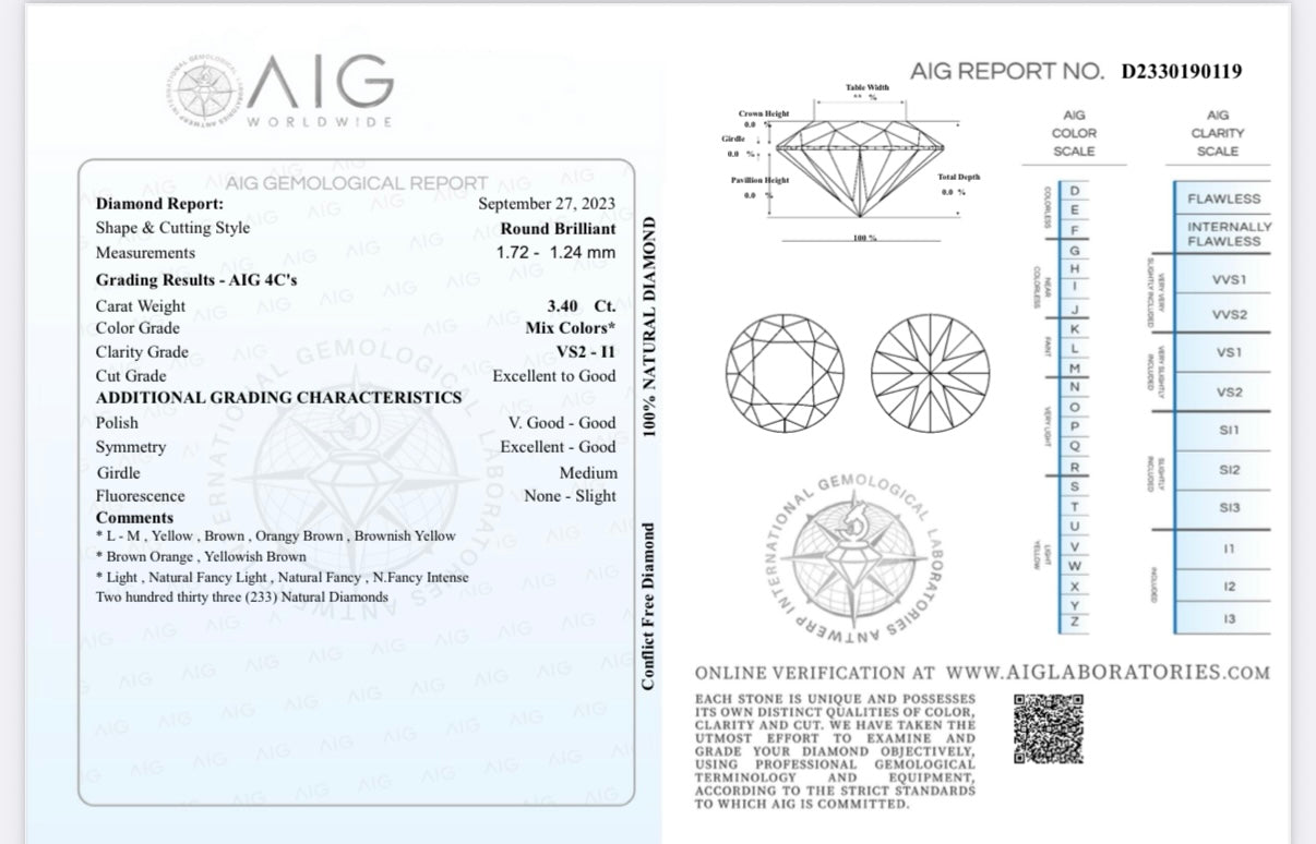 Ring van geel goud, natuurlijke diamanten met een totaalgewicht van 0,30 karaat