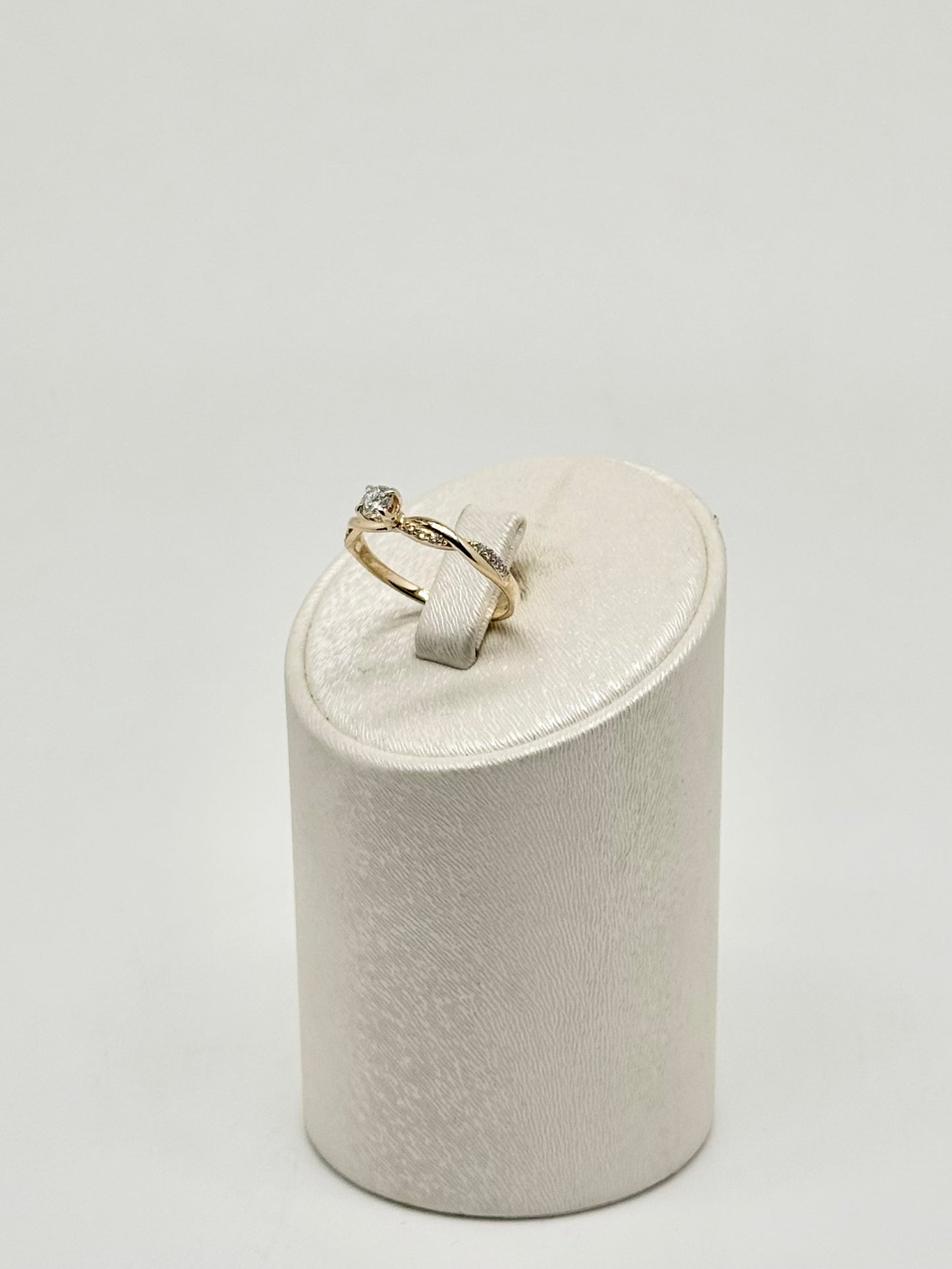 Bague or jaune - 0,31ct TCW