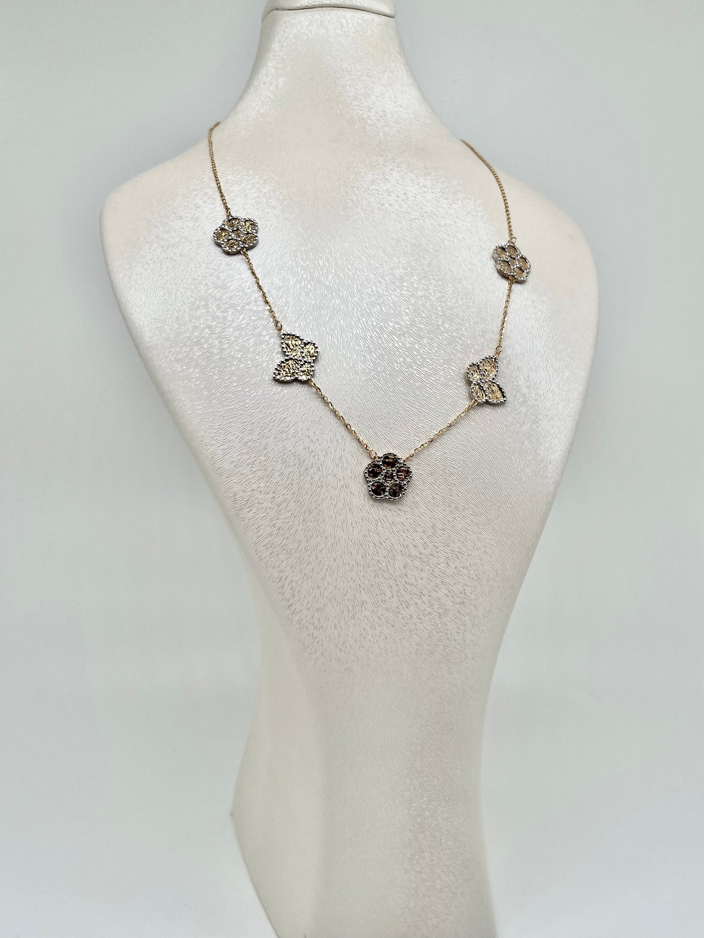 White/yellow gold set