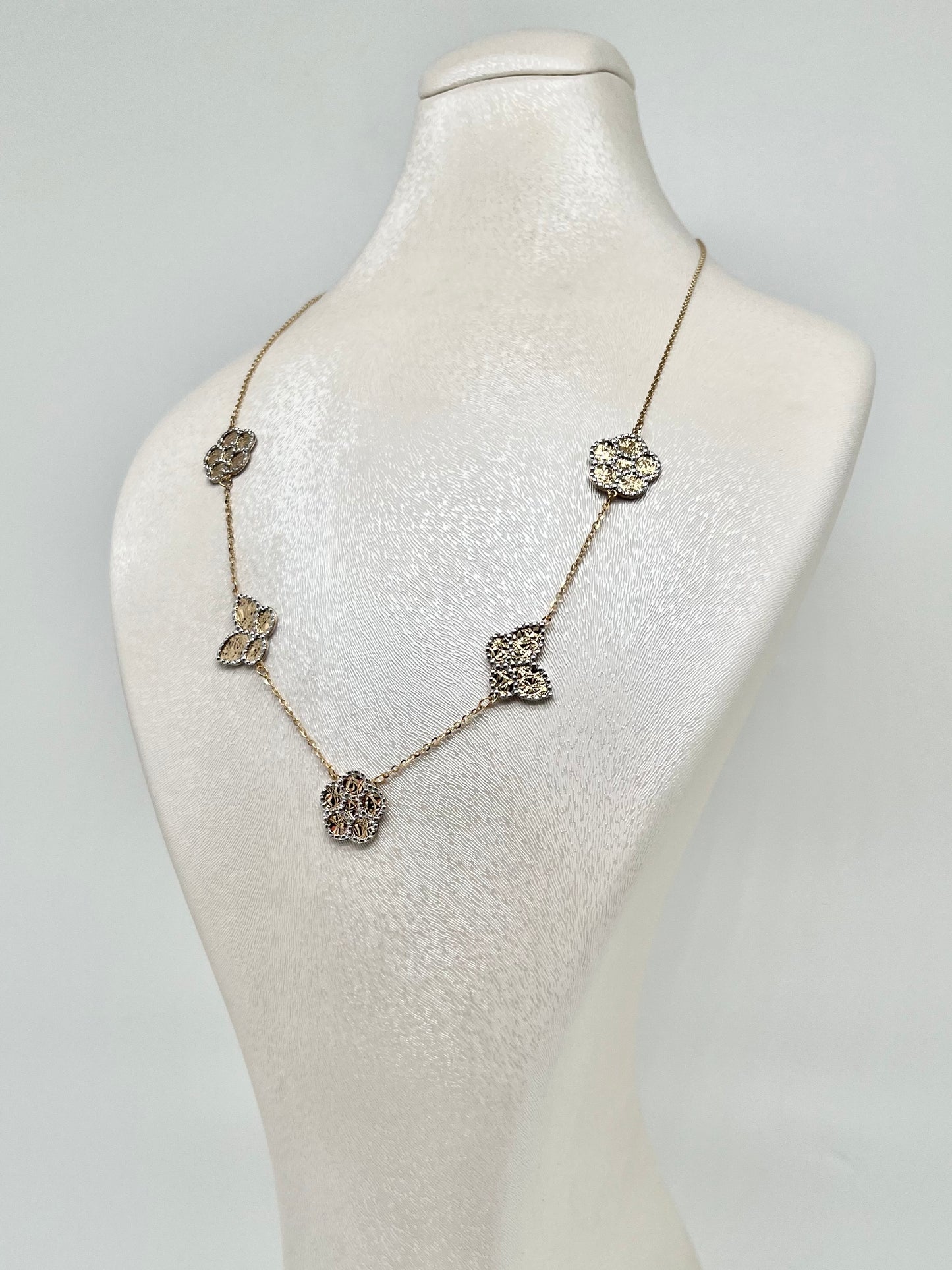 White/yellow gold set