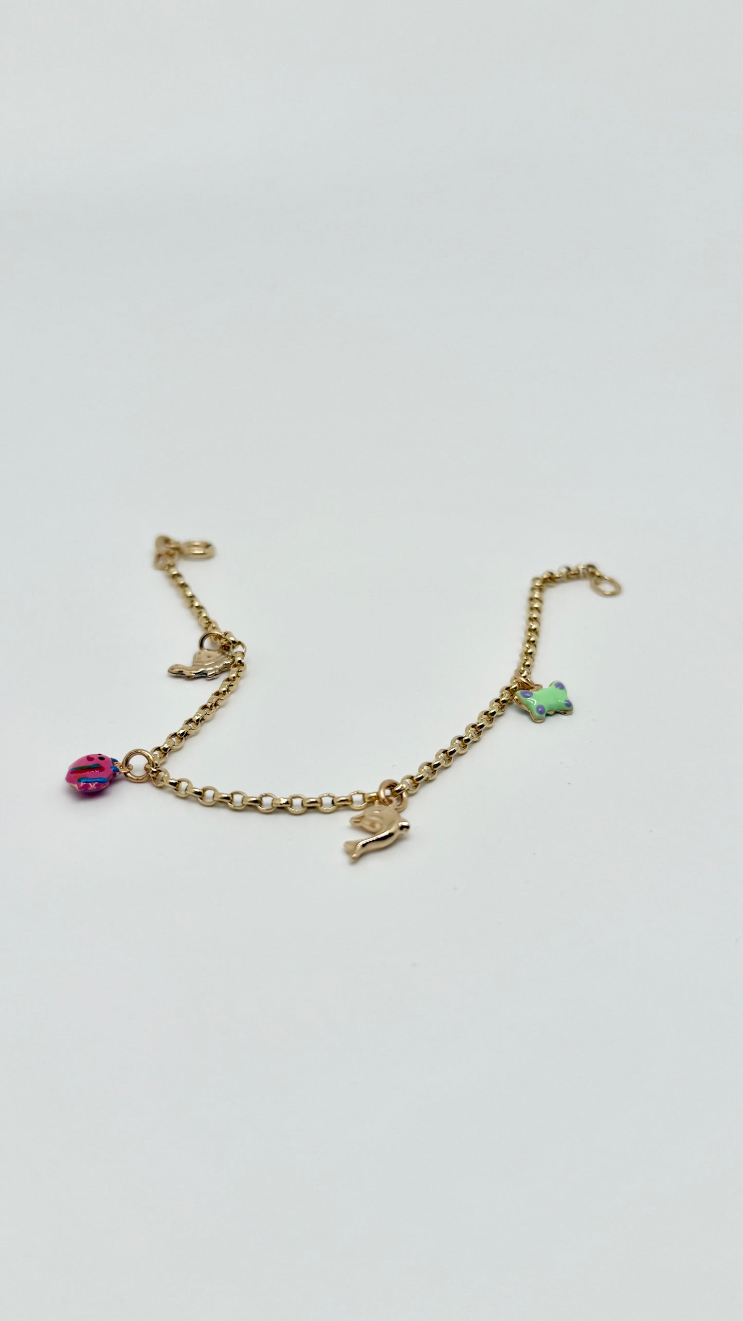 Gouden armband met dierenmotief