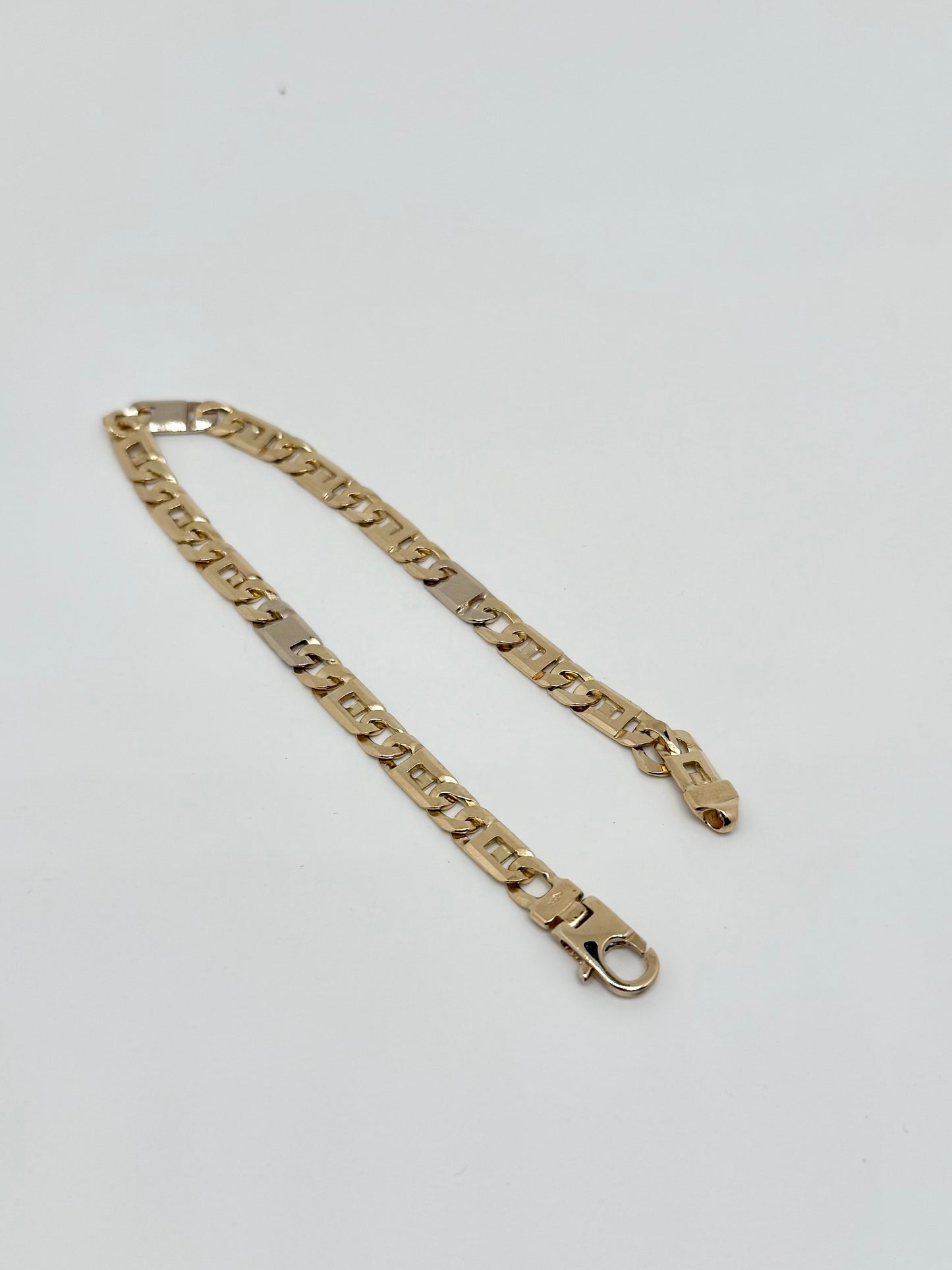 Yellow/white gold bracelet