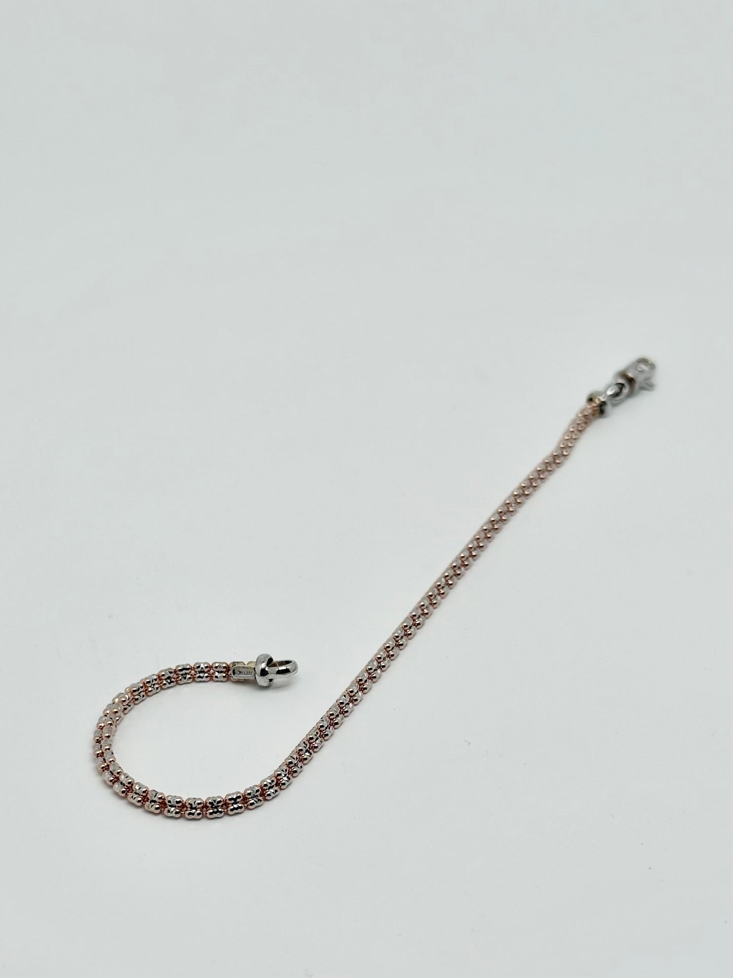 Diamond cut bracelet