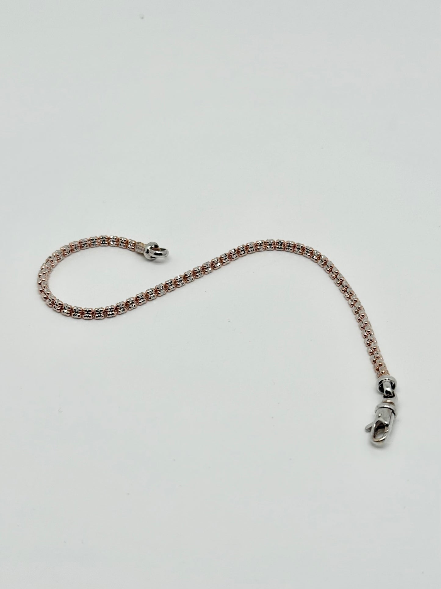 Diamond cut bracelet