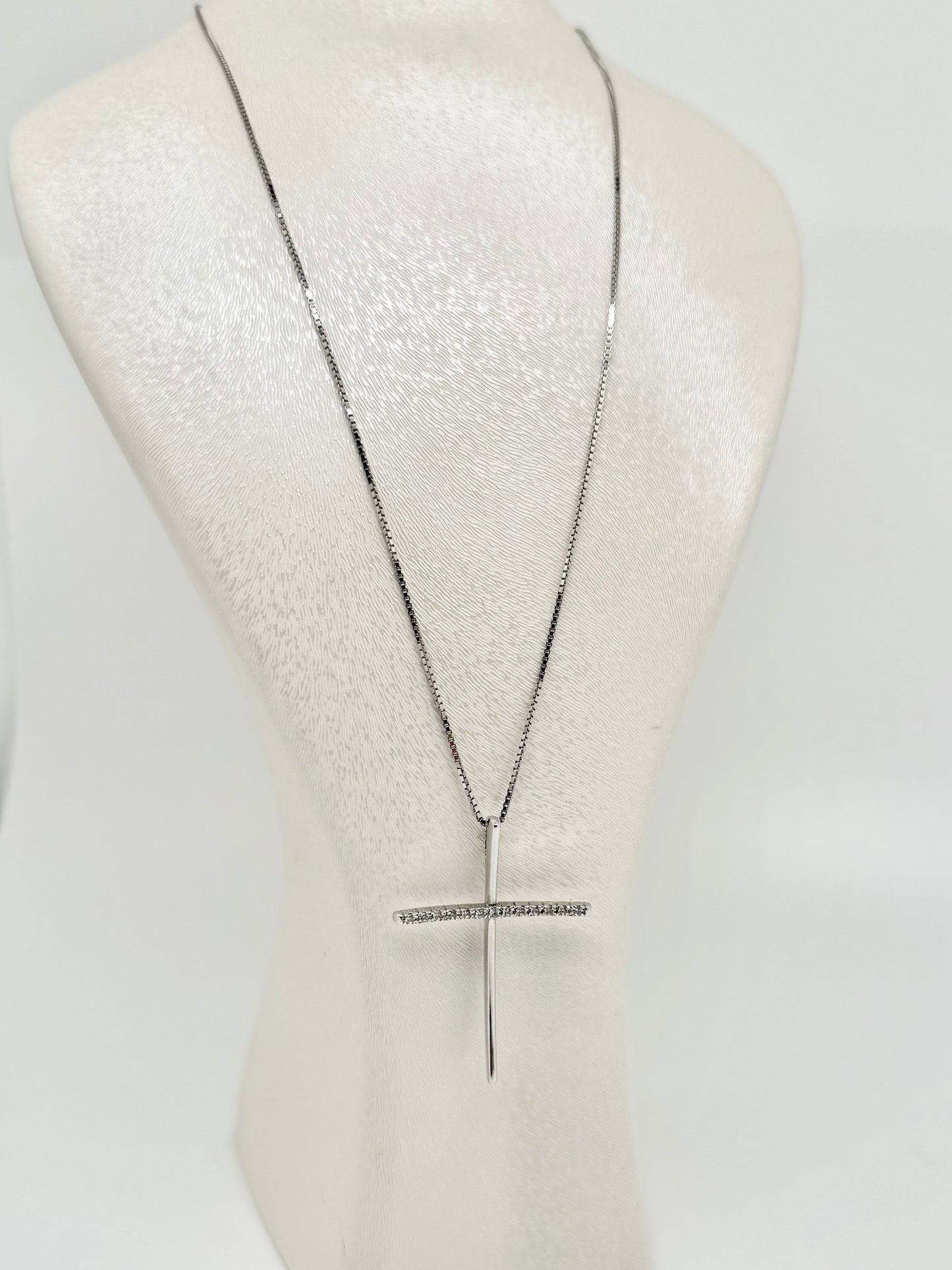 Collier or blanc