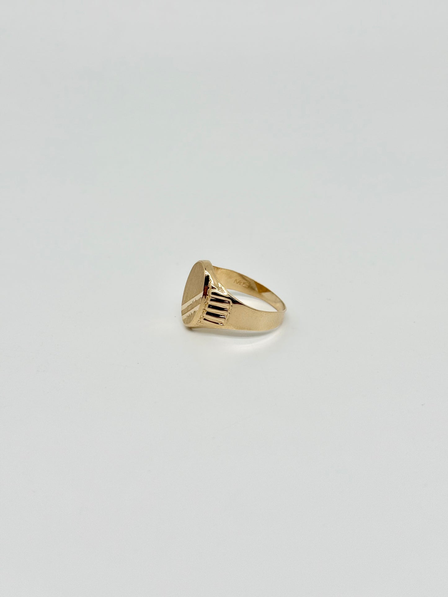 Bague homme en or jaune