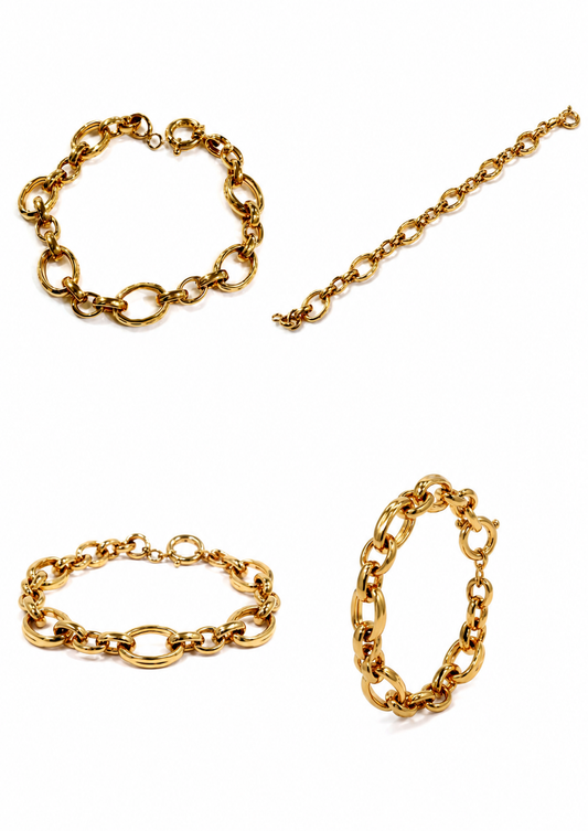 Geelgouden armband