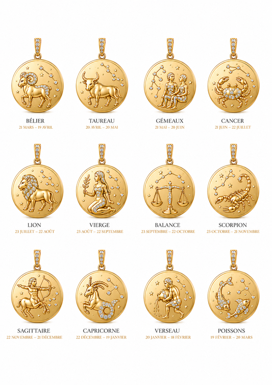 Zodiaque Collection - 18k yellow gold and diamonds