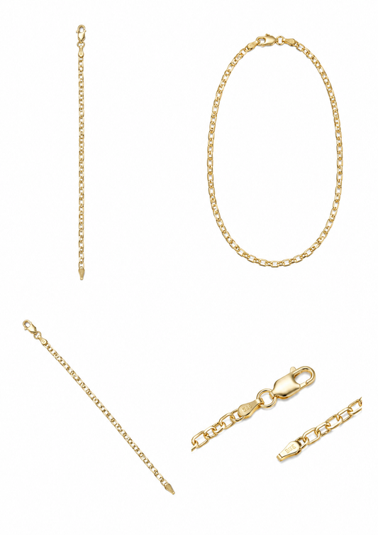 Armband 18K/750 geelgoud