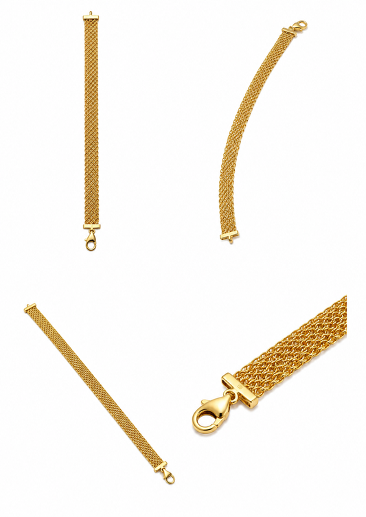 Armband 18K/750 geelgoud