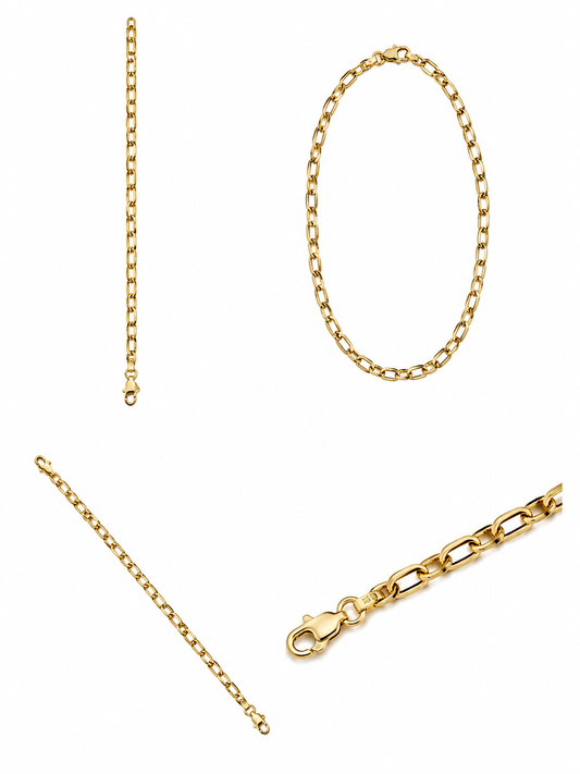 Armband 18K/750 geelgoud