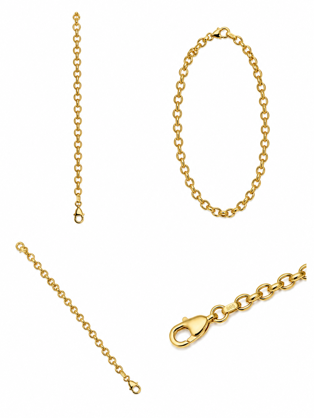 Bracelet or jaune 18K/750