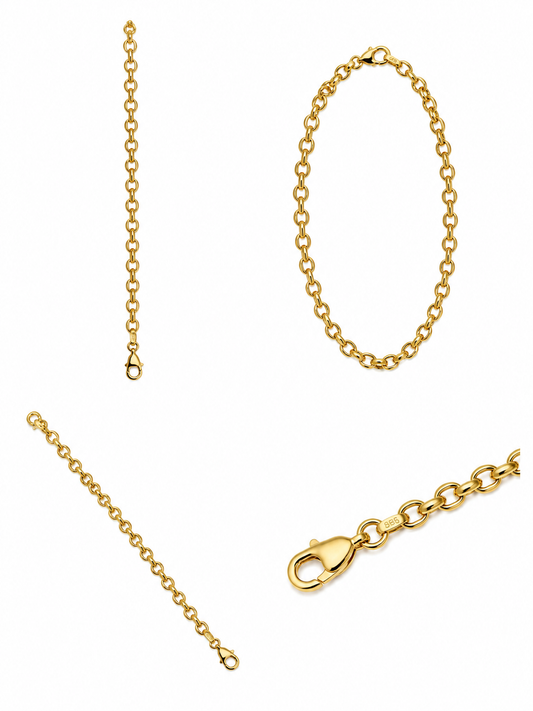 Armband 18K/750 geelgoud