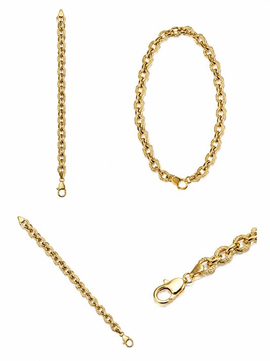Armband 18K/750 geelgoud