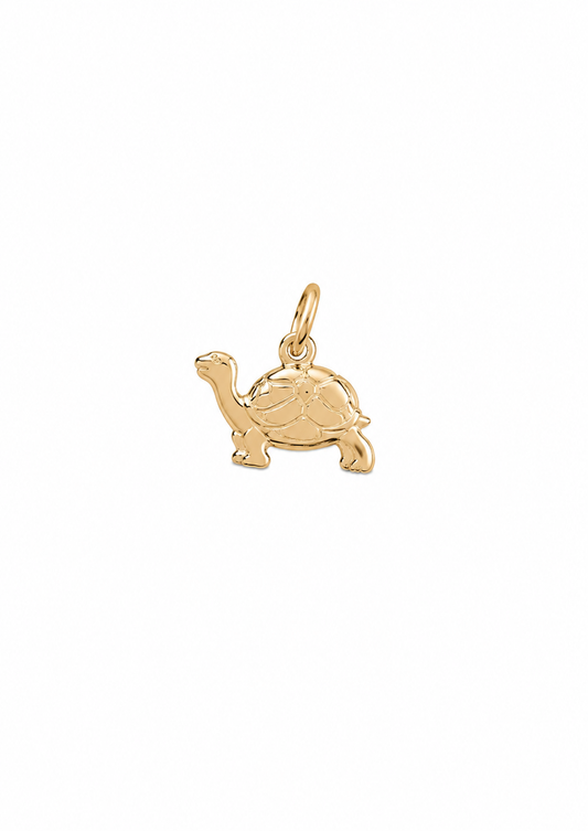 Gouden schildpadhanger in 18K/750 geelgoud