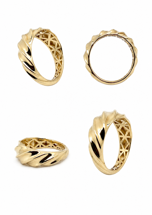 18k/750 geelgouden ring