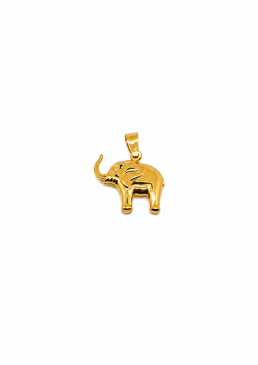 Grote olifanten hanger, 18k/750