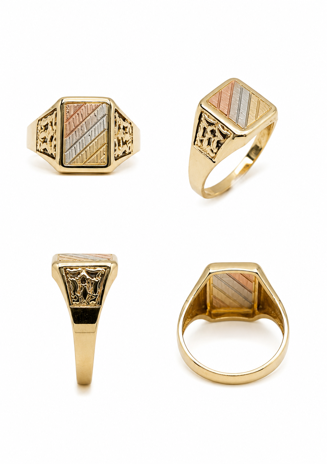Yellow gold ring