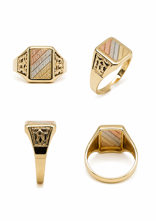 Geelgouden ring