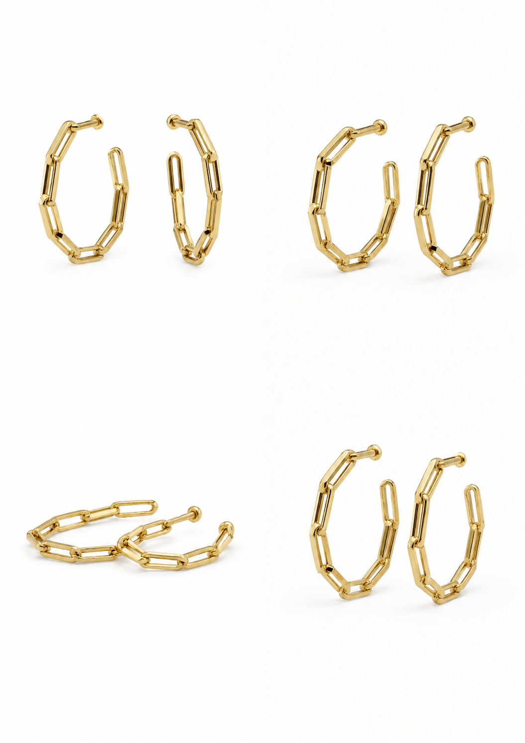 Boucles d'oreilles en or jaune