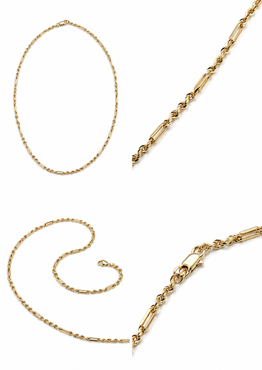 Geelgouden ketting, 12,34 gram