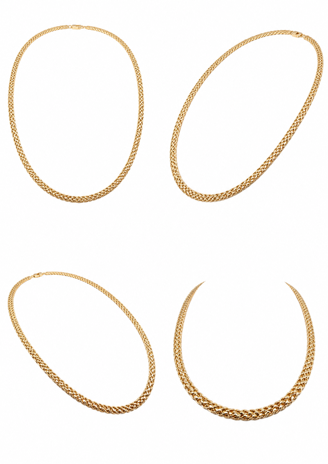 Ketting van geel goud, 18 karaat/750, 9,97 g, 50 cm.