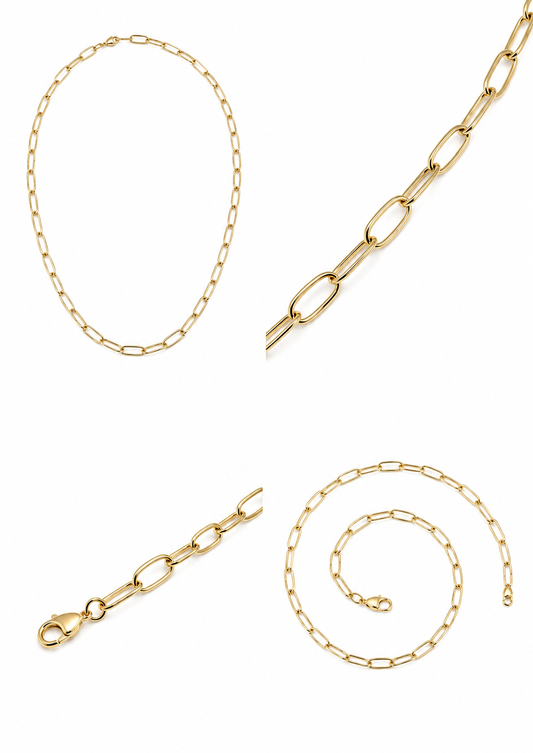 Geelgouden ketting, 6,73 g, 18k/750