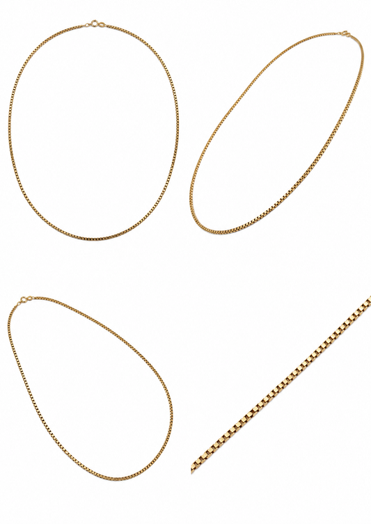 Geelgouden ketting, 18 karaat/750, 8,65 g