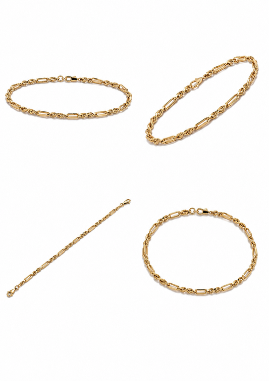 Geelgouden armband, fijn model